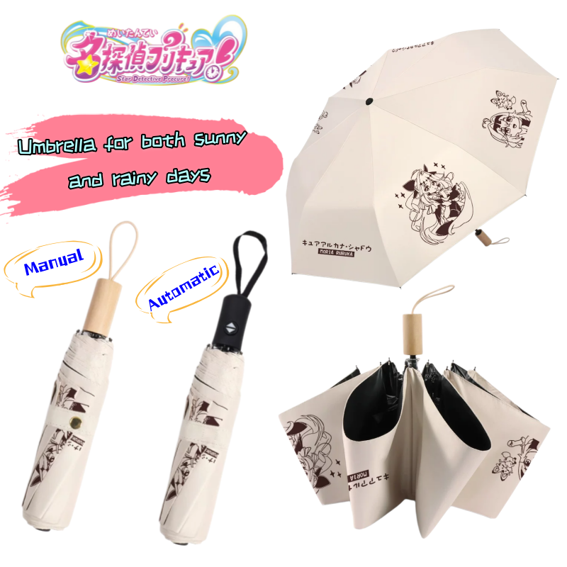 Japan Lifestyle - Nova Estrela Detetive Precure! Guarda-chuva Automático