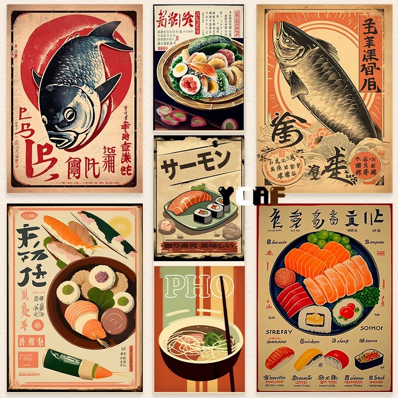 Cartaz de comida estilo japonê - Japanese Lifestyle And Food avaliação e preço