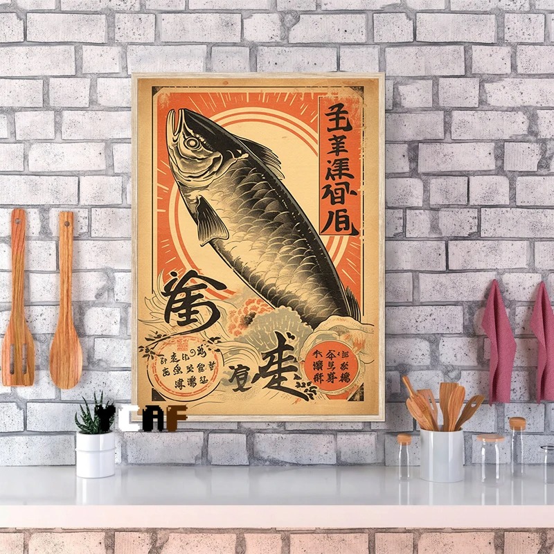 Cartaz de comida estilo japonê - Japanese Lifestyle And Food avaliação e preço
