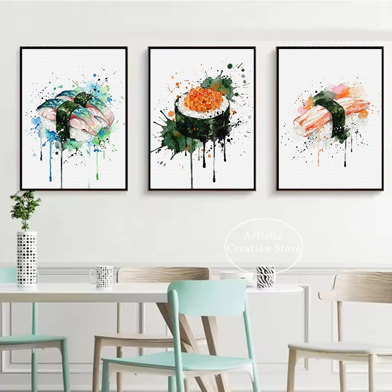 Pintura em Aquarela de Comida  - Japanese Lifestyle And Food avaliação e preço