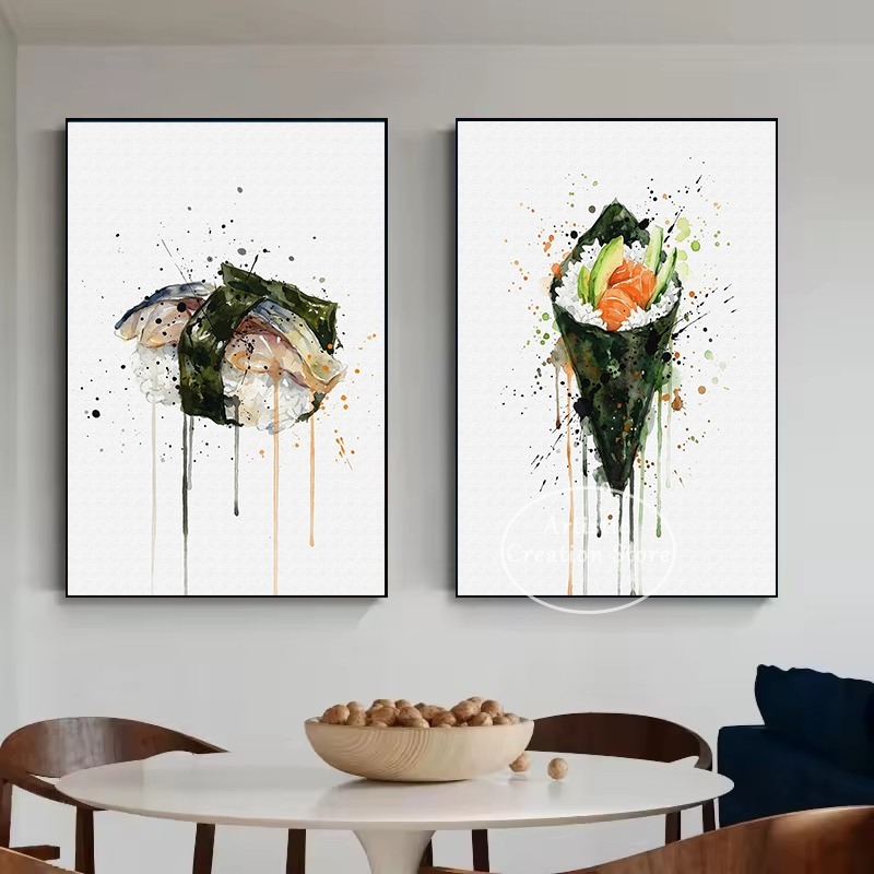Pintura em Aquarela de Comida  - Japanese Lifestyle And Food avaliação e preço