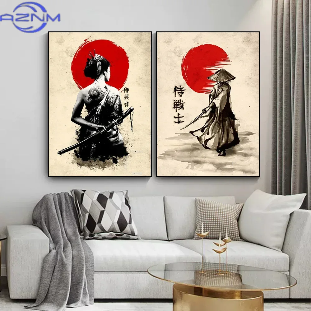 Pintura em tela AZNM, arte de  - Japanese Lifestyle In Japanese avaliação e preço